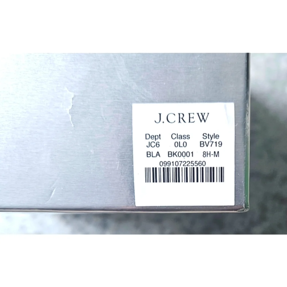 J.Crew Zadie strappy kitten heels with crystals